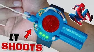 REAL Spiderman Webshooter That SHOOTS! Amazing Spider-man Working Webshooter || How to Make