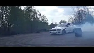White Devil E46 M52B28 TURBO by KTUNE DRIFT