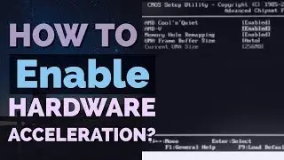 How to enable or Disable Hardware acceleration in Dell/Acer/asus/lenovo pc !