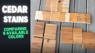 Comparing 6 Competing Cedar Stains on Cedar & Pine