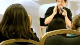 Misha Collins in LA 09: Kiefer Sutherland laying on top of him