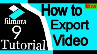 how to export video in filmora