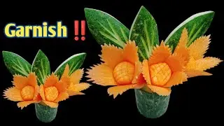 TUTORIAL GARNISH CANTIK WORTEL‼️ HIASAN TUMPENG//CARROT GARNISH