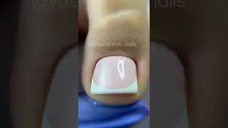 Лучший лак для френча с WB 😱 #маникюр #педикюр #ногти #френч #nails #гельлак #комбиманикюр