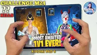 😈Fake Challenge MeFor Sniper Match M24🥵XIAOMI PAD 6 PUBG TEST🔥Pubg Mobile iPad,8,9,Air,4,Mini,6,Pro😱
