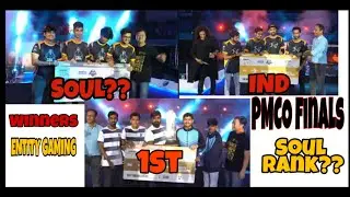 SouL Rank | Entity Gaming Wins |TeamIND | PMCO Finals| Top 5 Teams |