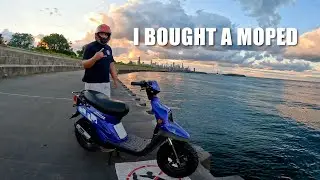Sneaking into the Chicago NASCAR on Mopeds