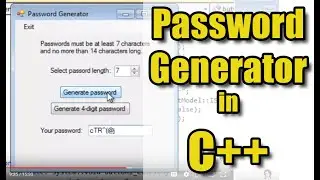 Password Generator in C++ - 3 Examples