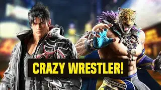 TEKKEN 8 Jin Vs King - A Crazy Wrestler!