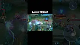 DAMAGE JAWHEAD #mobilelegends #feedshorts #jawhead #mlbb