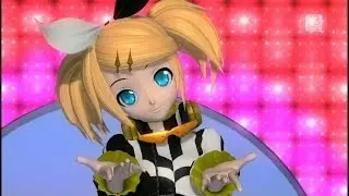 [60fps Full風] Melt メルト -Hatsune Miku Kagamine Rin 初音ミク 鏡音リン Project DIVA English lyrics Romaji