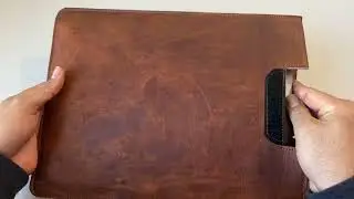 Apple Macbook 13 Pro leather sleeve