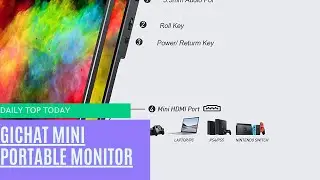 GICHAT Mini - portable monitor, gıchat mini 15.6 ınch computer display 1920x1080 full hd ıps s