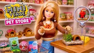 I Built a Barbie Pet Store With Miniverse Animals!