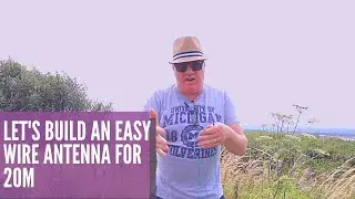 Building a simple lightweight ham radio antenna for 20m