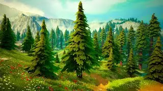 Dreamscape: Mountains  Stylized Open-World Environment for Unreal Engine