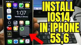 Get IOS 14 Widgets on IPhone 5/5s/6. ( Update your IPhone ).