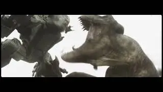 Tyrannosaur VS Mech - test scene