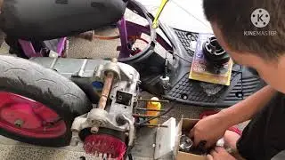 Yamaha Jog 50cc Setup to 70cc