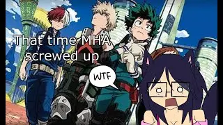 That Time My Hero Academia Screwed Up
