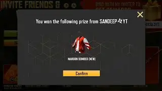 FREE FIRE NEW EVENT | NEW MAROON BOMBER T-SHIRT REDEEM CODE - GARENA FREE FIRE MAX