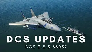DCS 2.5.5: F-14 Updates, Huey Sight Fix, Hornet Sounds, Harrier Steerpoints