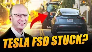 Will FSD Get STUCK Behind Slow Moving Vehicles?