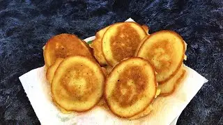 Ленивые пирожки или оладьи с начинкой