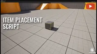 Item Placement System for Unreal engine 5 with Menu