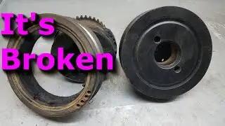 Broken Crankshaft Harmonic Balancer Damper