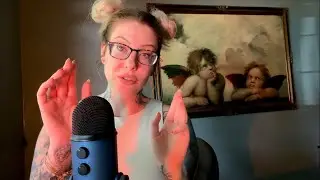 soft asmr ~ finger fluttering and energy plucking