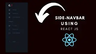Create a Side Navbar Using React JS | complete navbar using react js | 