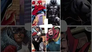 Spider man + Moon Knight + Captain America + Doctor Strange