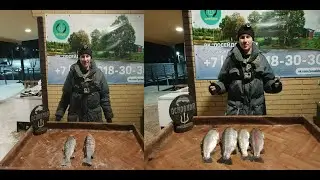 Две рыбалки со льда в РК Посейдон. Trout fishing in winter