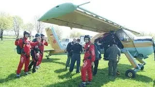 EPWC Świebodzice12 04 2014 pierwszy kurs spadochronowy