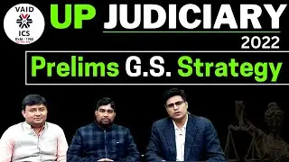 UP Judiciary GS Prelims strategy by Vaids ICS Team | PCS J | Vaids ICS | UP Judiciary Vacancy 2022