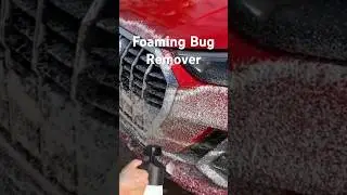 Using a bug remover in a foamer 