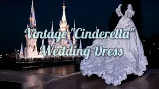 Vintage "Cinderella" Wedding Dress #Disney #Vintage #Wedding #Dress