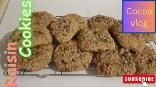 How to make a Raisin Cookie as a tutorial | Cocoa vlog channel