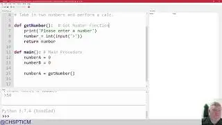 Higher Computing Science - SDD Functions & Parameters (Python)