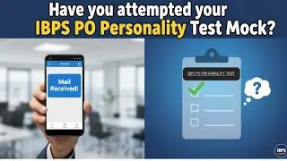 🤔Have you attempted your IBPS PO Personality Test Mock⁉️Mock & Actual Test links provided📩IBPS PO