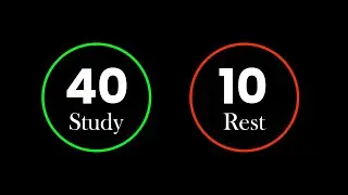 3 x Work 40/10 | 2 Hours 30 Min Pomodoro Timer | Study with me | Tomato Timer #pomodoro #timer