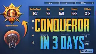 How to reach Conqueror in 3 days|| How to get Conqueror Tips & Tricks || Full Guide to get Conqueror