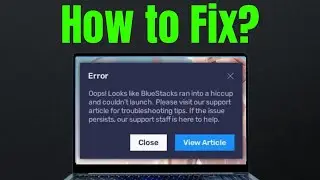 Bluestacks 5 Not Responding After Launch – How to Fix (2025 UPDATED GUIDE)