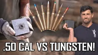 STRONGEST .50 Cal Rounds vs Tungsten Cube! ft. 