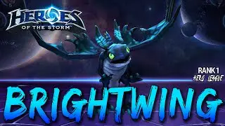 ★ Heroes of the Storm: Brightwing Rank 1 Hero League Gameplay (HoTS Hero League)