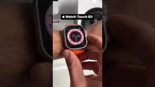 Touch ID on apple watch ultra