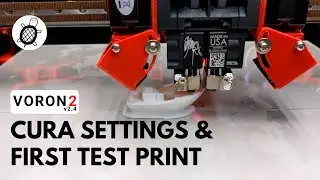 [3D printing]Cura setting and modified Voron 2.4 first test print