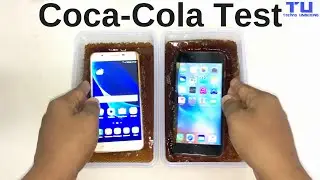 Samsung Galaxy J7 Prime vs. iPhone 6S Plus Coca Cola Freeze Test 12 Hours 30 Minutes!