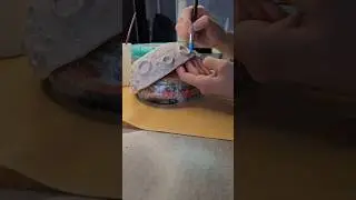 Чаша-луна для хранения мелочей #глина #лепкаизглины